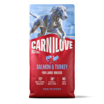 12 kg carnilove active maxi saumon et dinde - croquettes pour grands chien