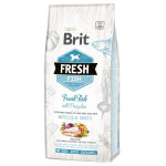 2x 12kg adulte poisson avec citrouille brit fresh