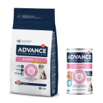 12kg atopic lapin veterinary diets advance croquettes pour chien + 400g bo�te offerte !