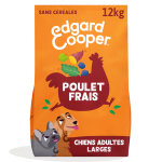 12kg edgard & cooper large adult dog poulet sans c�r�ales - croquettes pour chien