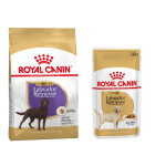 12kg labrador retriever adult sterilised breed royal canin croquettes pour chien + aliment humide : - ...