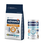 12kg weight balance medium / maxi veterinary diets advance croquettes pour chien + 400g bo�te offerte ...