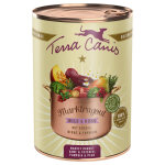 6x385g terra canis rago�t de march� gibier et poulet � la courge, � la poire et au thym nourriture humide ...