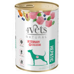 6x 400g 4vets natural nourriture pour chien hepatic humide
