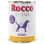 6x400g rocco diet care renal poulet, patate douce - pte pour chien
