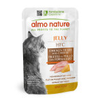 Almo nature hfc jelly 6 x 55 g pour chat - filets de poulet, fromage