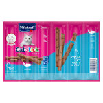 12x6g vitakraft cat stick classic saumon - friandises pour chat 12x6g vitakraft cat stick classic saumon - friandises pour chat