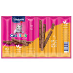 6x6g vitakraft cat stick classic volaille, foie - friandises pour chat