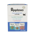 12x70g s�lection au poisson applaws - nourriture pour chat