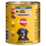12x800g senior poulet en p�t� pedigree classic nourriture humide pour chien