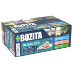 12x85g bozita mousse mixed ocean nourriture humide pour chats