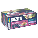 12x85g bozita mousse mixed wild nourriture humide pour chats