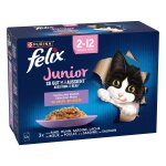 12x85g felix  aussi bon que beau  junior s�lection mixte - p�t�e pour chat