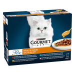 12x85g gourmet perle rgal de sauces - pte pour chat