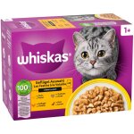 12x85g whiskas 1 + s�lection de volaille en sauce - p�t�e pour chat