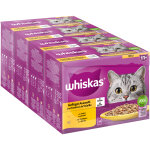 48x85g mgapack whiskas 11 + slection de volaille en gele - pte pour chat