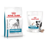 7kg moderate calorie hypoallergenic veterinary royal canin - croquettes pour chien + 230g friandises ...