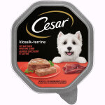 14x150g les classiques boeuf foie cesar - nourriture pour chien