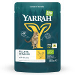 14x85g yarrah bio filets en sauce poulet - pte pour chat
