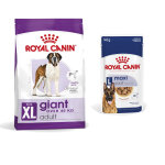 15kg giant adult size royal canin croquettes pour chien + aliment humide : - 15 % !