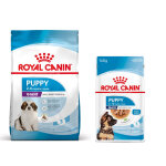 15kg giant puppy size royal canin croquettes pour chien + aliment humide : - 15 % !