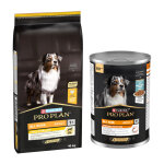 16kg all sizes adult light / sterilised purina pro plan croquettes pour chien