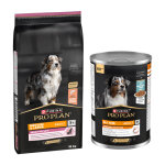 16kg medium & large adult 7 + sensitive skin purina pro plan croquettes pour chien + 12x400g bo�tes offertes ...