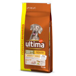 18kg medium / maxi adult poulet, riz ultima - croquettes pour chien