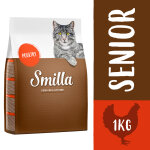1kg smilla senior, volaille - croquettes pour chat