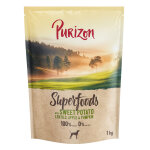 1kg superfoods veggie patates douces purizon croquettes pour chiens