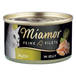 1x100g filets fins poulet en gel�e miamor - p�t�e pour chat