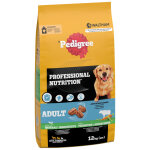2 x 12kg pedigree professional nutrition adult au boeuf et aux l�gumes, croquettes pour chiens