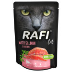 10x300g rafi cat, saumon, nourriture humide pour chats