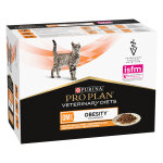 10x85g purina veterinary diets om st / ox obesity management - pte pour chat