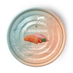 12x 80g terra felis saumon & poulet nourriture pour chat humide
