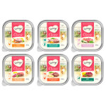 6x100g feringa classic meat menu lot mixte ii (6 saveurs) - p�t�e pour chat