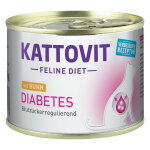 6x185g kattovit diabète poulet - pâtée pour chat 6x185g kattovit diabète poulet - pâtée pour chat