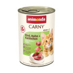12x400g animonda carny kitten boeuf, poulet & lapin - p�t�e pour chat