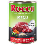 6x400g menu boeuf rocco - nourriture pour chien 6x400g menu boeuf rocco - nourriture pour chien