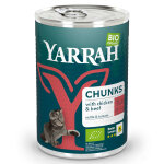 405g chunks : poulet bio, boeuf bio, orties bio, tomates bio en sauce yarrah bio nourriture humide pour ... 405g chunks : poulet bio, boeuf bio, orties bio, tomates bio en sauce yarrah bio nourriture humide pour ...
