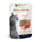 6x55g almo nature hfc jelly thon, poulet, jambon - pâtée pour chat 6x55g almo nature hfc jelly thon, poulet, jambon - pâtée pour chat