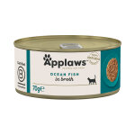 6x70g poisson de mer applaws - nourriture pour chat