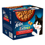 24x85g felix sensations extra s�lection de la campagne - p�t�e pour chat