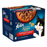 24x85g felix sensations sauce surprise slection  la viande - pte pour chat