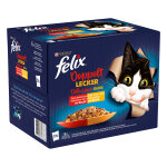 24x85g felix tendres effils dlicieux duos en gele slection  la viande - pte pour chat