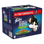 24x85g felix tendres effils en gele slection aux lgumes - pte pour chat
