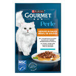 24x85g gourmet perle r�gal de sauces thon dans une sauce saveur fruits de mer - p�t�e pour chat