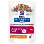 36x85g i / d digestive care poulet hill's prescription diet nourriture humide pour chat