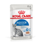 12x85g indoor sterilised en mousse royal canin - sachet pour chat