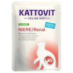 24x85g kattovit feline niere / renal pouch pute katzenfutter nass